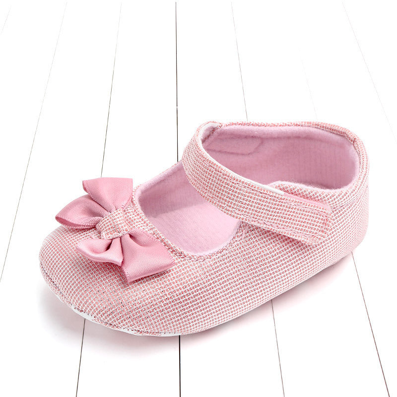 Princess shoes bow baby shoes