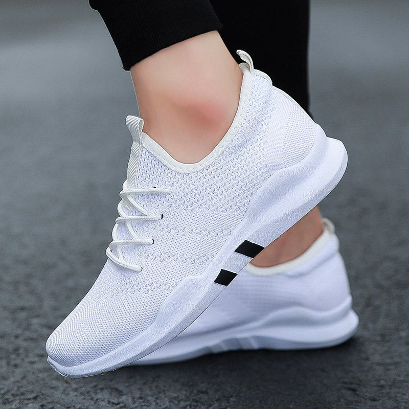 Flying woven shoes male Korean version of low-cut breathable canvas shoes trend casual sports tide shoes student shoes