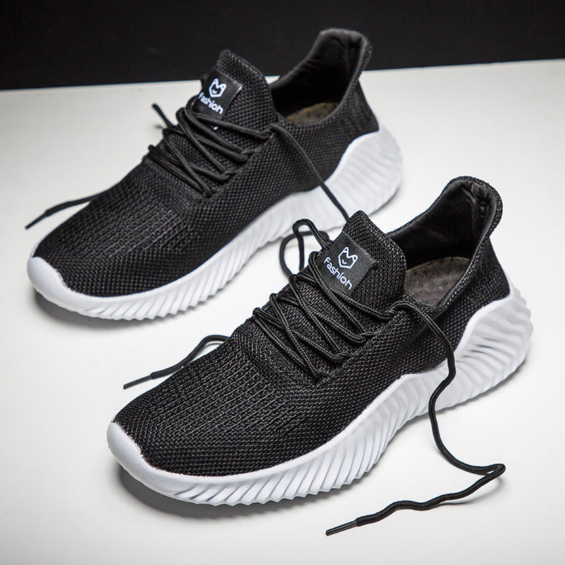 Flying Woven Breathable Super Light Casual Sports Shoes