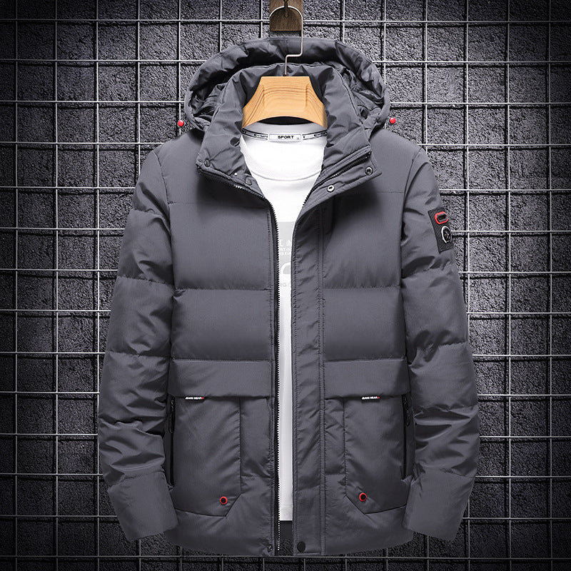 Handsome winter down padded jacket