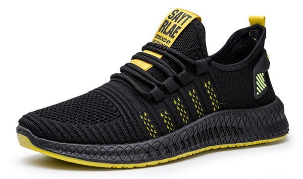 Flying woven casual running shoes