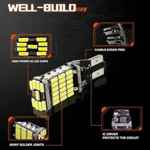 Auto 12V Bremsleuchte Superhelles Rückfahrlicht 45 SMD 4014 LED Canbus