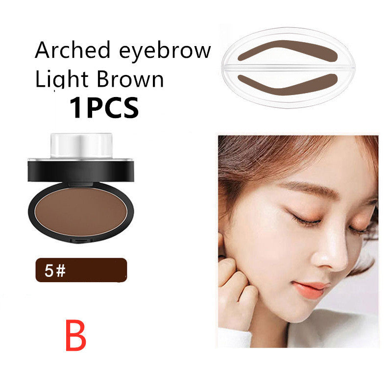 Lazy seal eyebrow powder waterproof and sweat for beginners