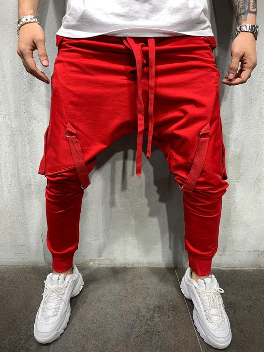 Men's sweatpants tethered