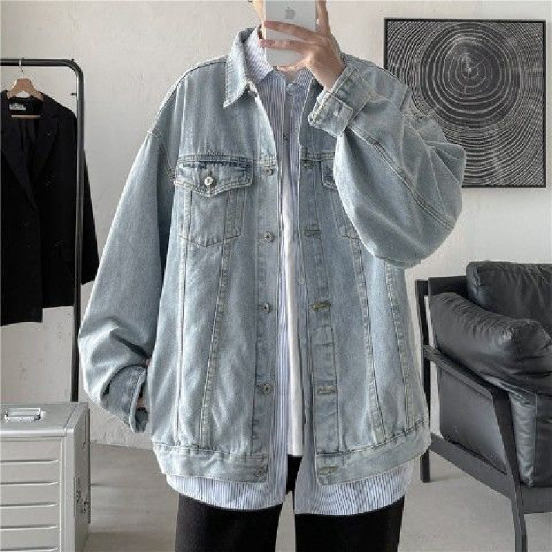 Spring And Autumn Denim Jacket Men