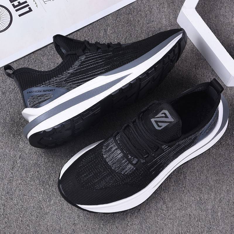 Trend Wild Casual Running Soft Bottom Breathable Lightweight Vibration Shoes Men