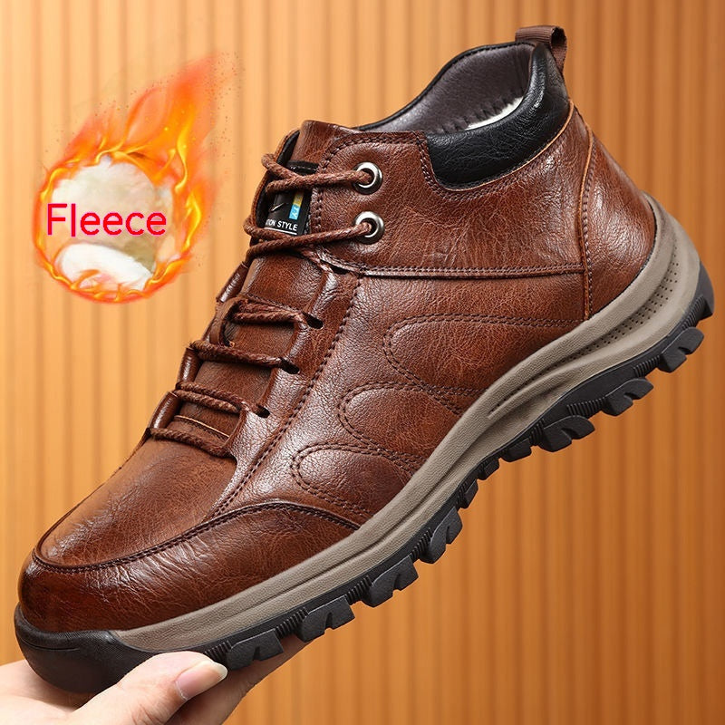 Casual Leather Shoes Simple Travel Outdoor Men's Shoes