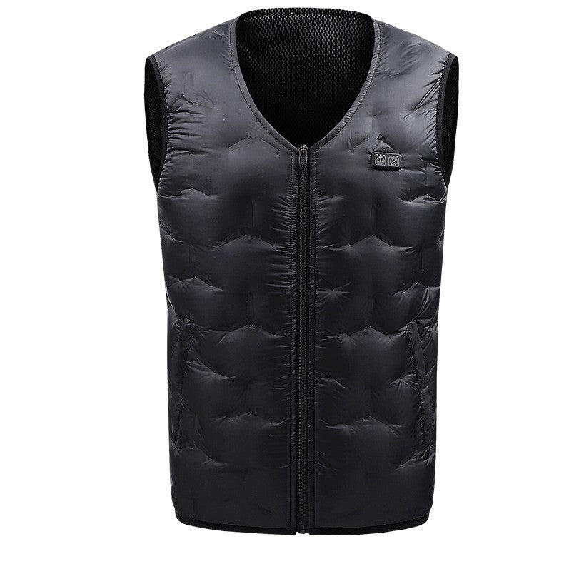 Down Self-heating Vest Couple Double Control Zone 10