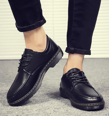 Casual leather shoes for work