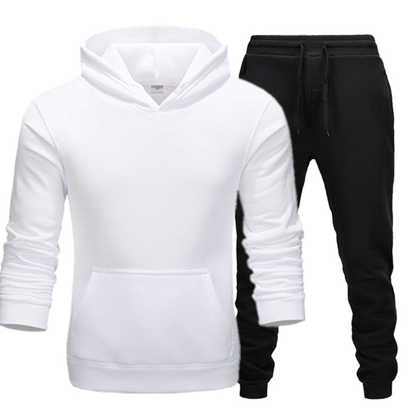 New Casual Suit Men And Women Sports Two-Piece Hooded Sports Sweater