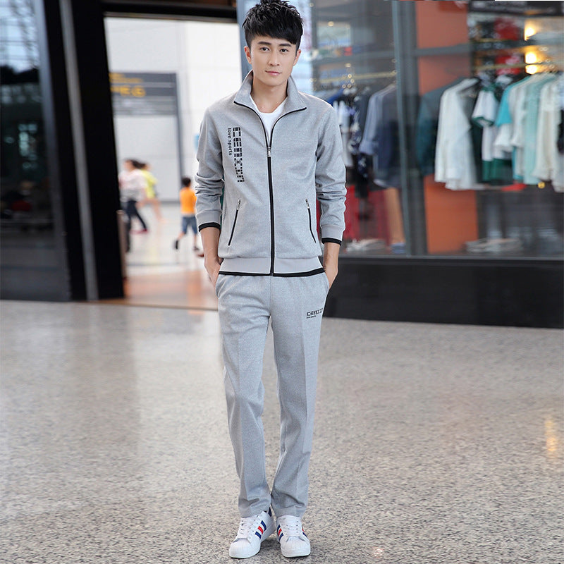 Men and women couple sports casual suit fashion