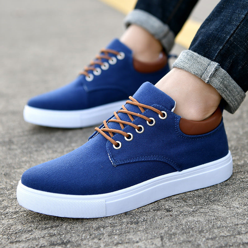 Canvas shoes Korean version of cloth shoes sports casual shoes student trend flat shoes