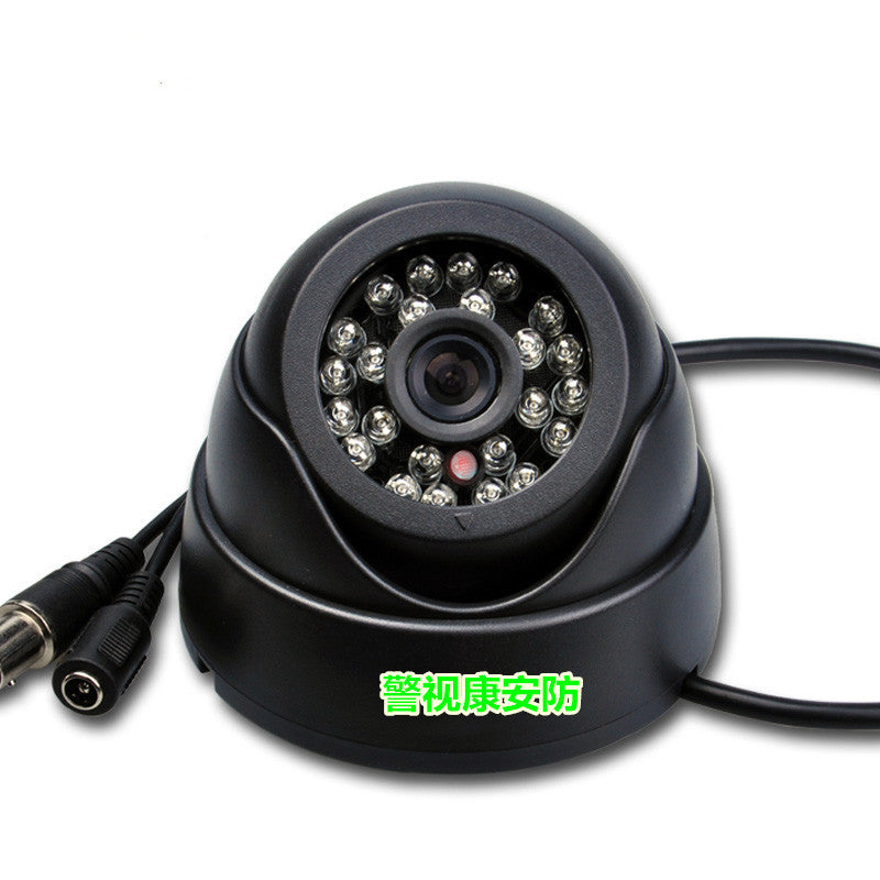 High definition 480 line surveillance camera, infrared camera, indoor monitoring probe, conch monitoring hemisphere