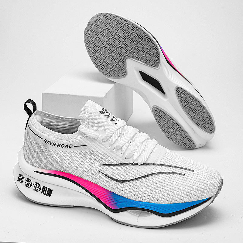 Full Carbon Plate Light Running Shoes Teen Couple