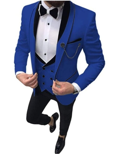 Suit Suit Men's Three-piece Suit Groomsman Suit Dress