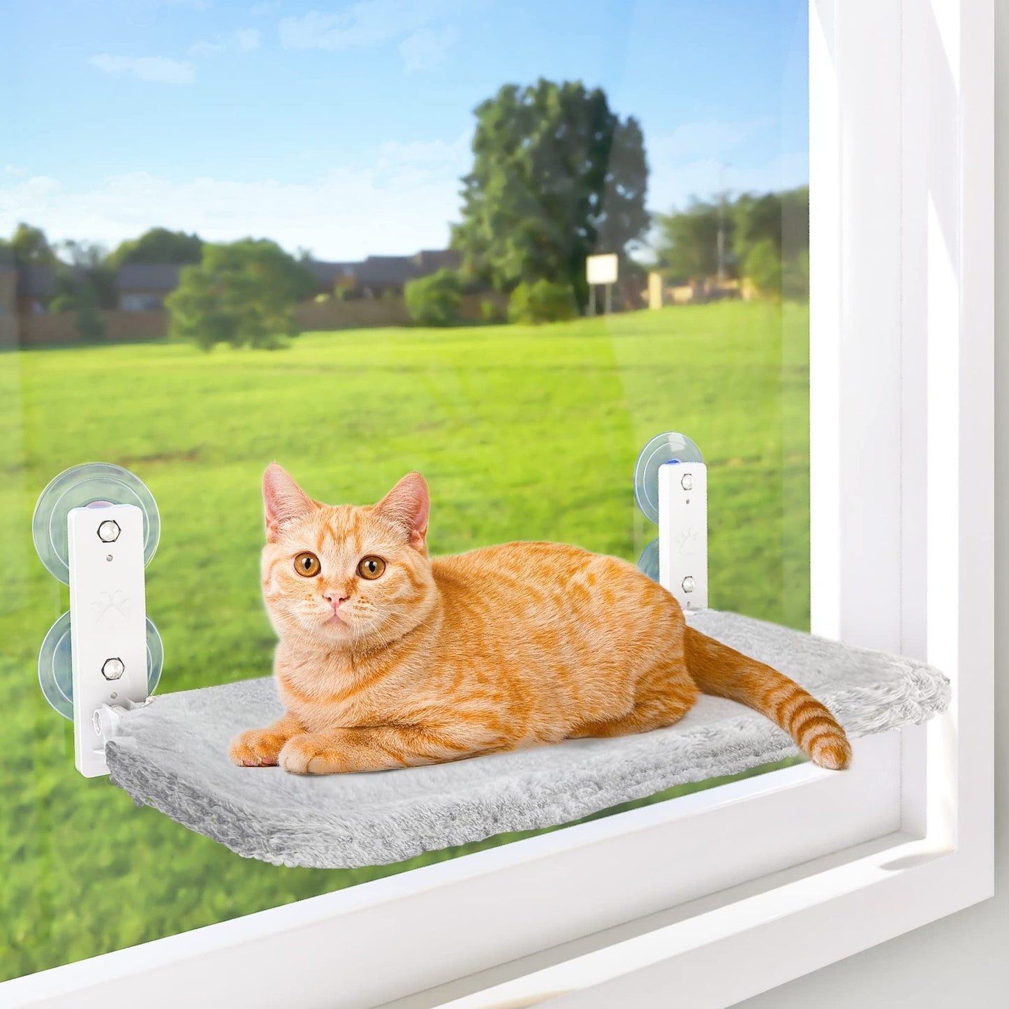 Pet Supplies Cordless Window Perches Cat Hammock Indoor Foldable Seat Pet Convenient Cordless Hammock