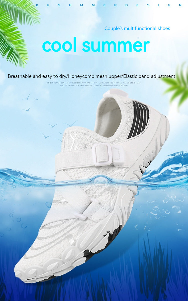 Outdoor Couple Five Finger Swimming Shoes Low-top Breathable Fitness Beach