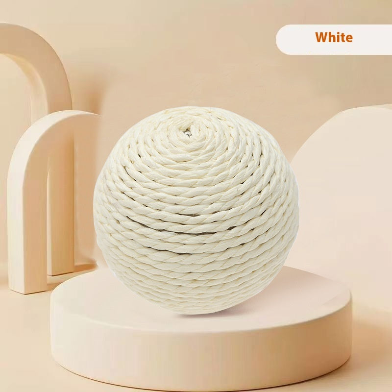 String Sisal Ball Self-Hi Relieving Stuffy Funny Cat Toy