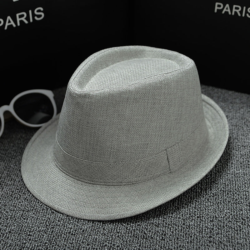 Solid color small hat jazz hat