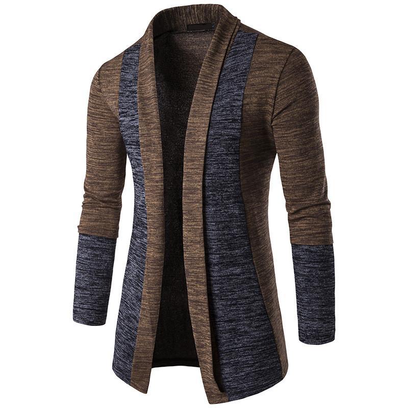 Men Knit Cardigan Coat