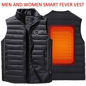 Nine-zone Smart Heating Vest Male And Female Same Down Cotton