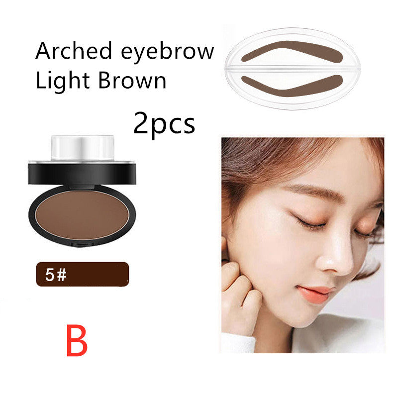 Lazy seal eyebrow powder waterproof and sweat for beginners