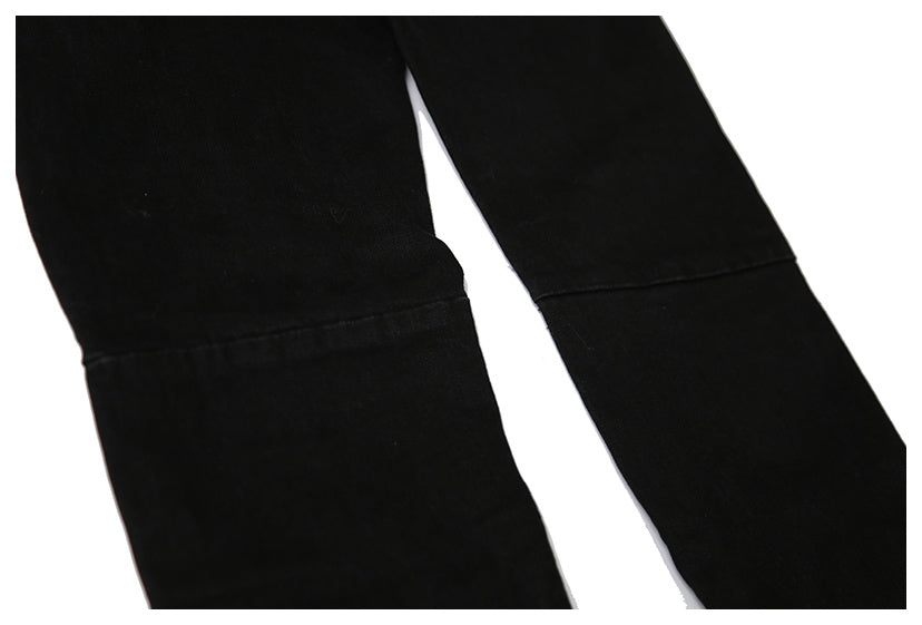 Stretch black jeans