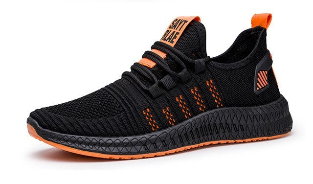 Flying woven casual running shoes