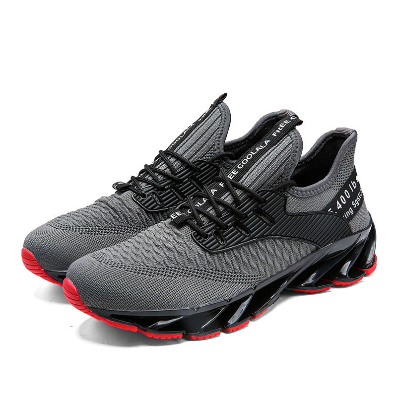 Flying woven mesh shoes sports running shoes