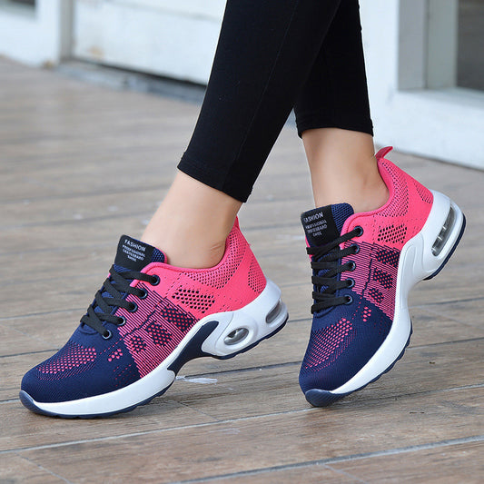 Flying Woven Mesh Shoes Women's Shoes Sports Casual Shoes Fashion Breathable