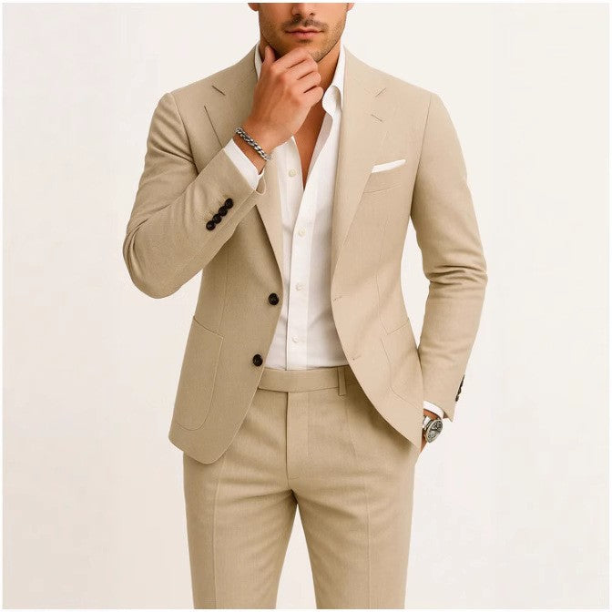Jacket Trousers Two-piece Suit Man
