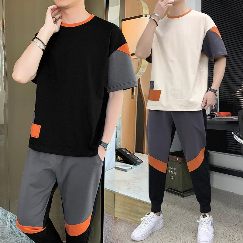 New Summer Men's T-shirt Fashion Short-sleeved T-shirt Men