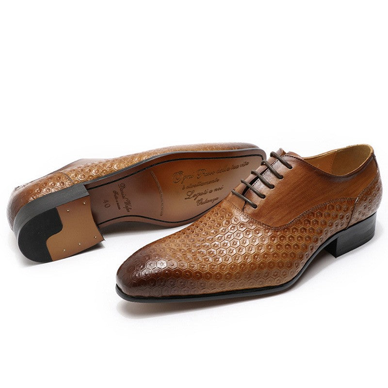 Men's British Style Handmade Leather Shoes