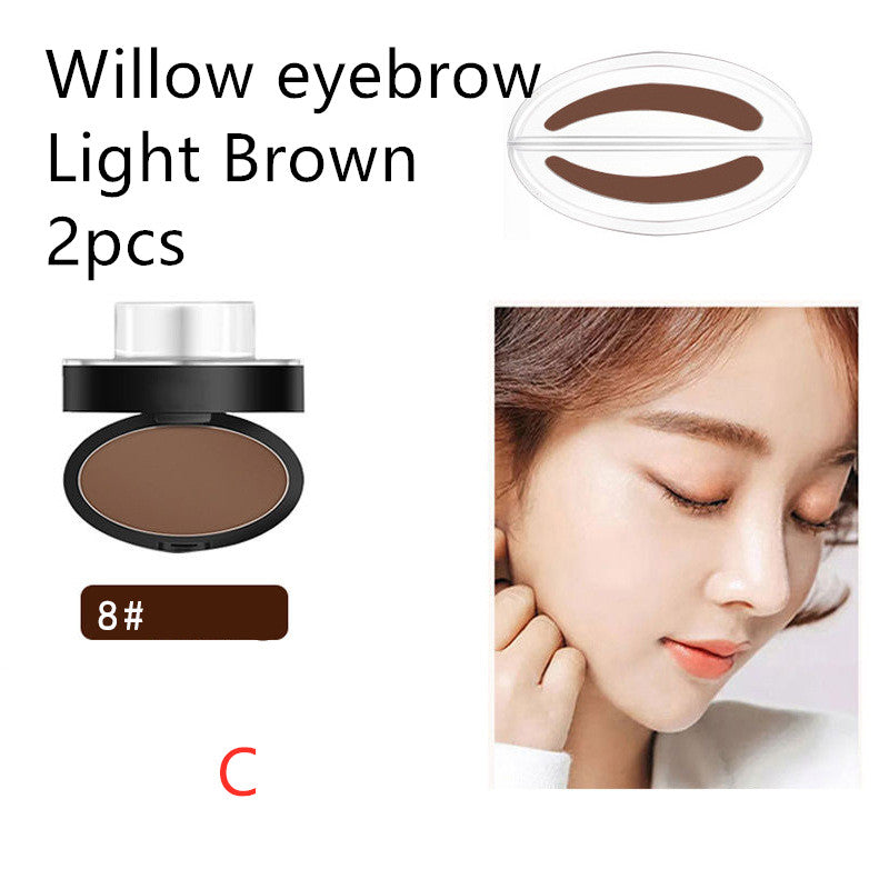 Lazy seal eyebrow powder waterproof and sweat for beginners