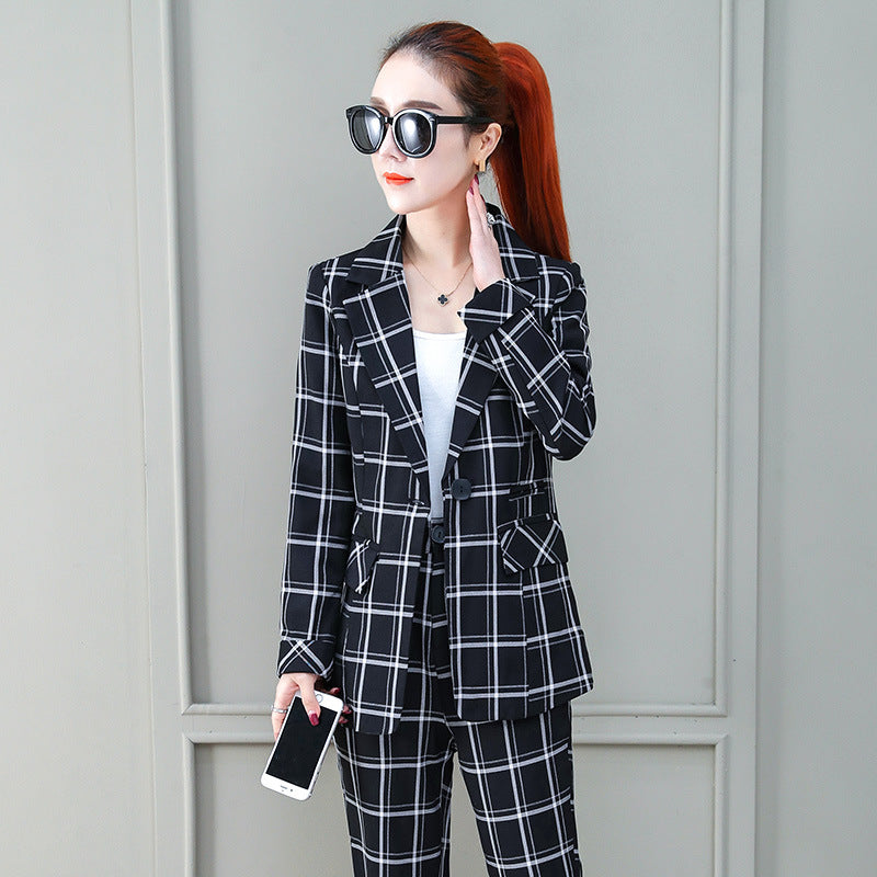 Plaid suit