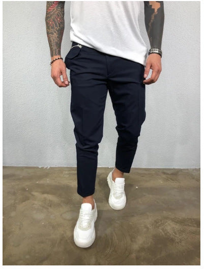 Ropa de trabajo informal Pantalones de hombre con múltiples bolsillos