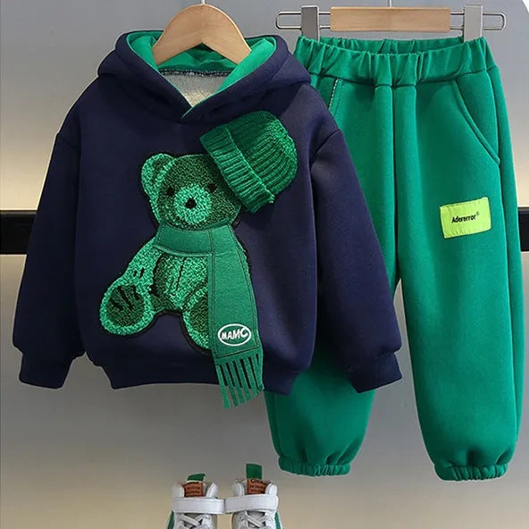 Boys' And Girls' Suit Fashionable Children's Clothing Spring And Autumn Sports Sweater