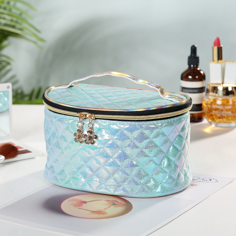 Large Capacity Pu Cosmetic Bag Travel Fashion Waterproof Portable Storage Bag