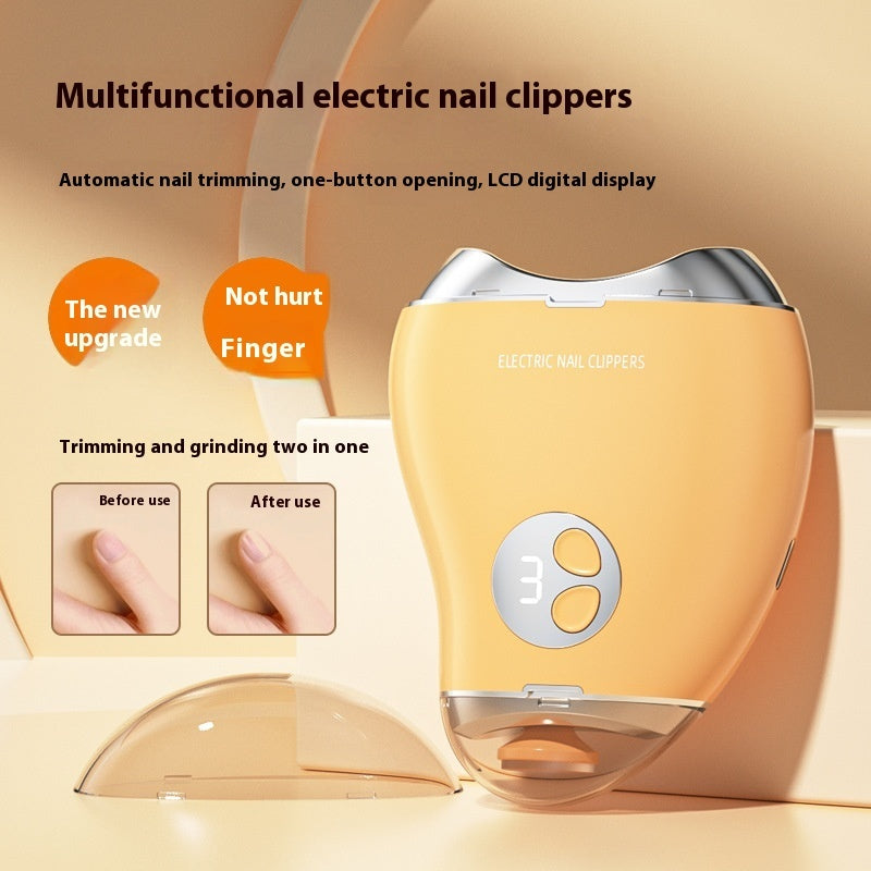 Safety Double-headed Three-gear Display Mango-shaped Electric Nail Grinder