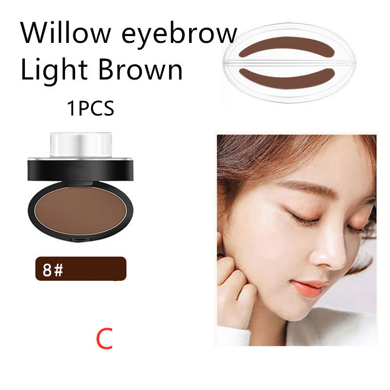 Lazy seal eyebrow powder waterproof and sweat for beginners