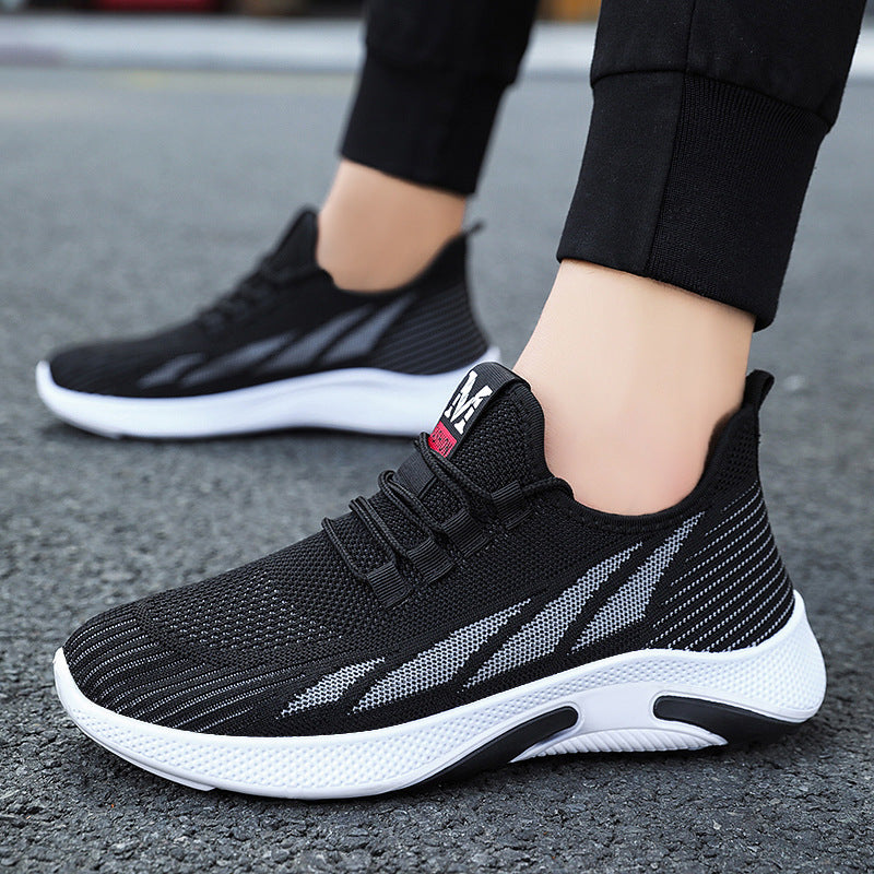 Korean Style Trendy Single Shoes Men's Comfortable Casual Fashion Running Sneakers