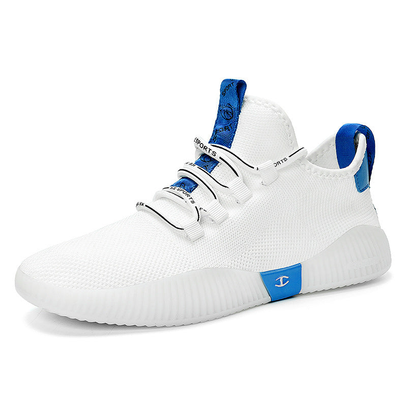 Men's flying woven mesh jelly shoes Product category: sports casual shoes For the season: Summer Applicable gender: male Wearing style: front tie Upper material: mesh Sole Material: Rubber Upper height: low US EUR UK AUS JPN KOR 5.5 37.5 5 5 23.5 241 6 38