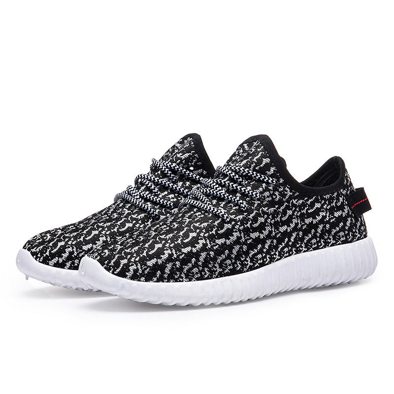 men fall fly fabric breathable coconut low trend of Korean men's casual shoes sports shoes