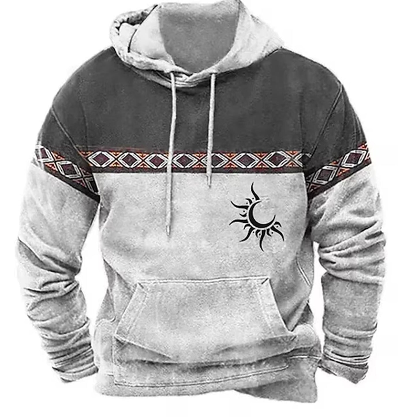 Men's Totem Plus Size 3D Printed Hoodie