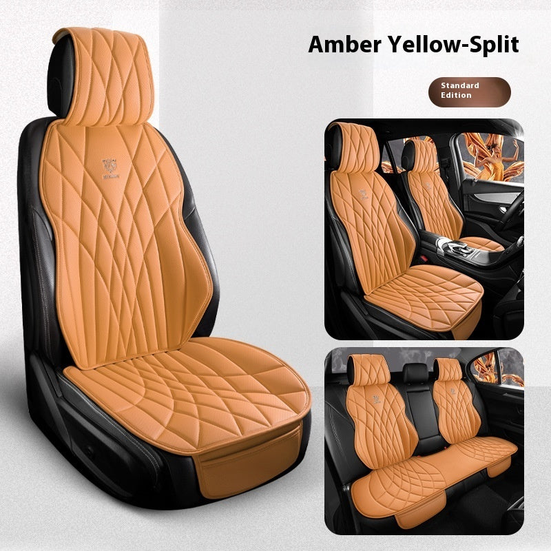 Car Universal Leather Semi-surrounded High-end Five-seat Seat Cover