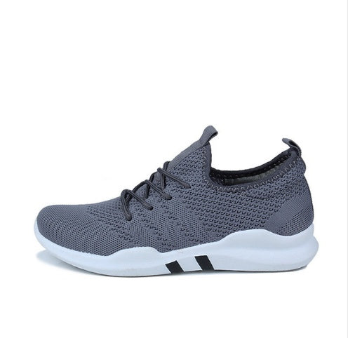 Flying woven shoes male Korean version of low-cut breathable canvas shoes trend casual sports tide shoes student shoes