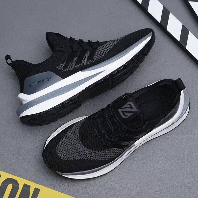 Trend Wild Casual Running Soft Bottom Breathable Lightweight Vibration Shoes Men