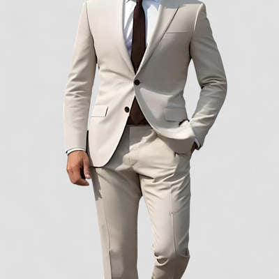 Jacket Trousers Two-piece Suit Man