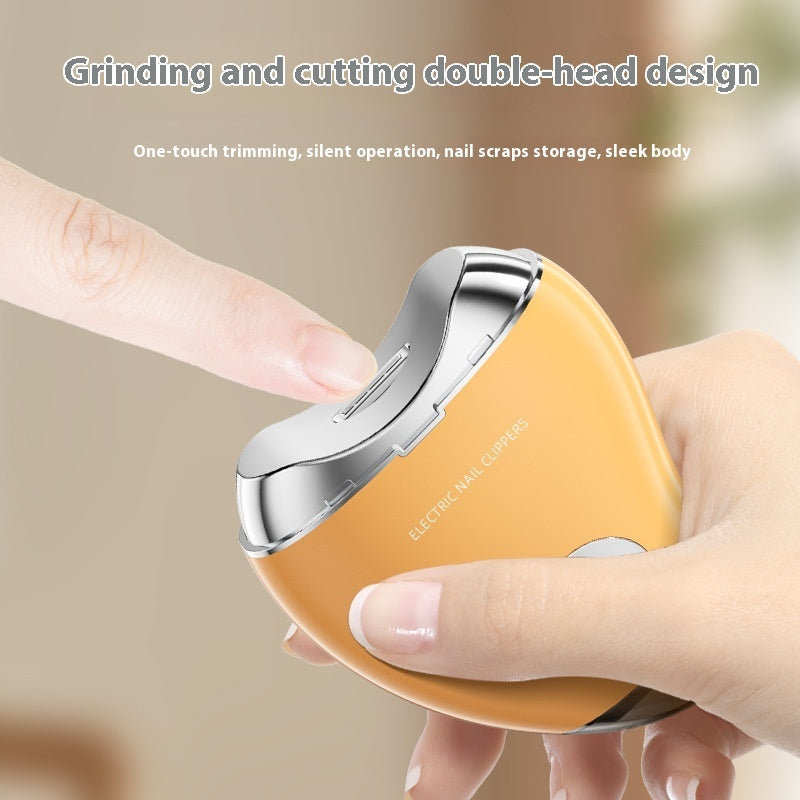 Safety Double-headed Three-gear Display Mango-shaped Electric Nail Grinder