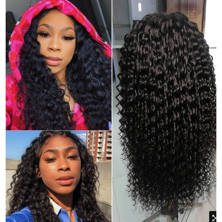 Wave high temperature silk African wig